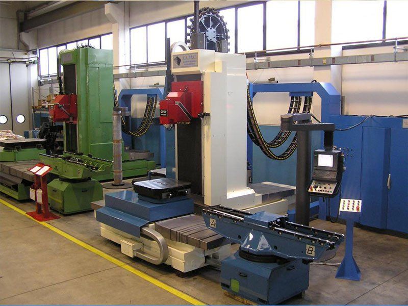 Macchina industriale per trattamento acciaio