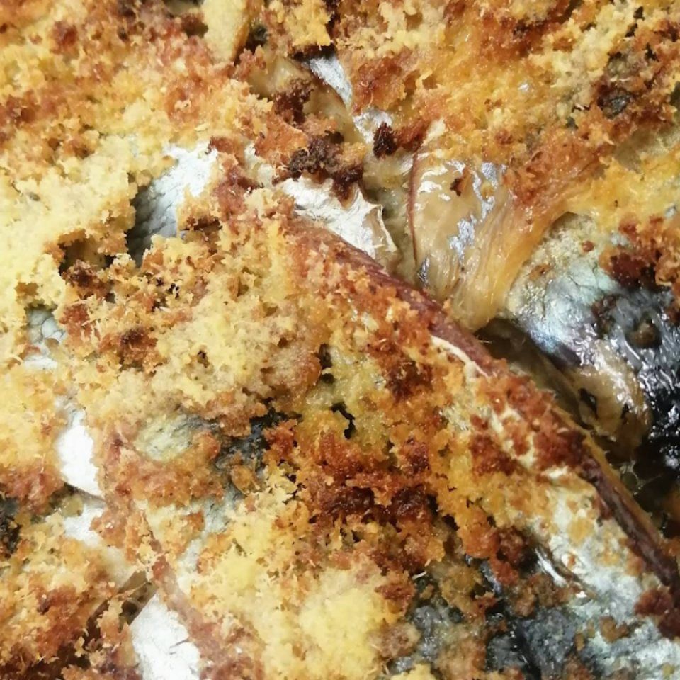 pesce gratinato