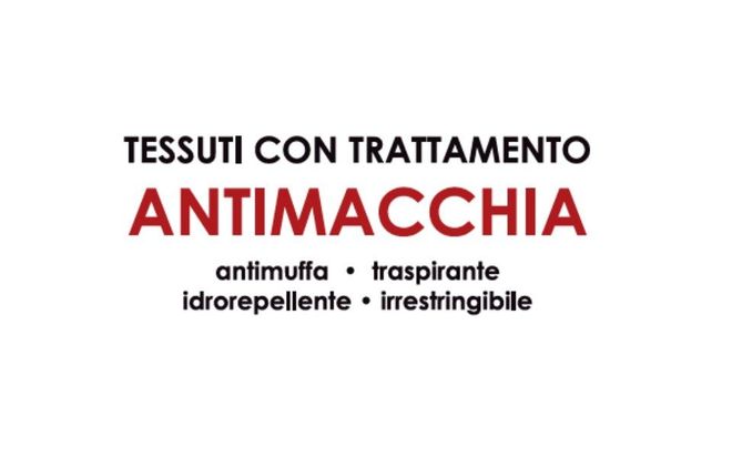 Logo tessuti con trattamento antimacchia