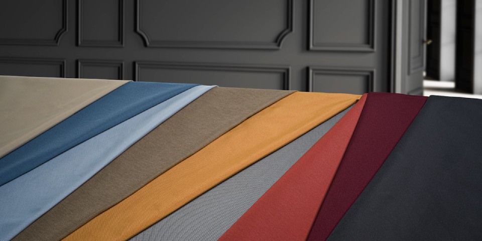 Tessuti ignifughi colorati
