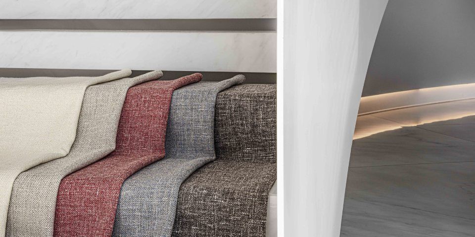 Tessuti a tinta unita per la casa