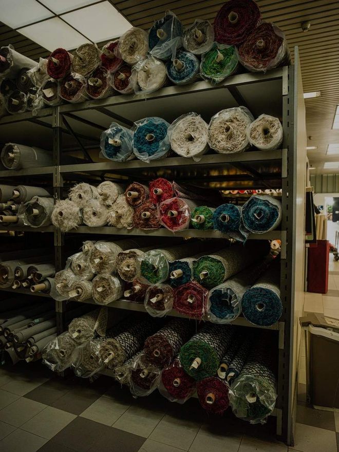 Wholesale fabric shop
