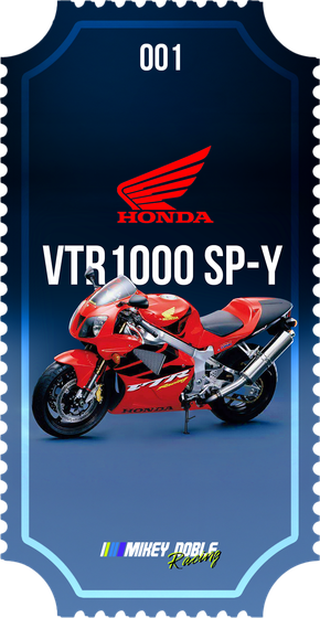 Honda VTR 1000 SP-Y Motorbike Raffle Ticket