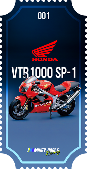 Honda VTR 1000 SP-1 Motorbike Raffle Ticket