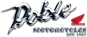 A logo for dale motorcycles with a honda logo