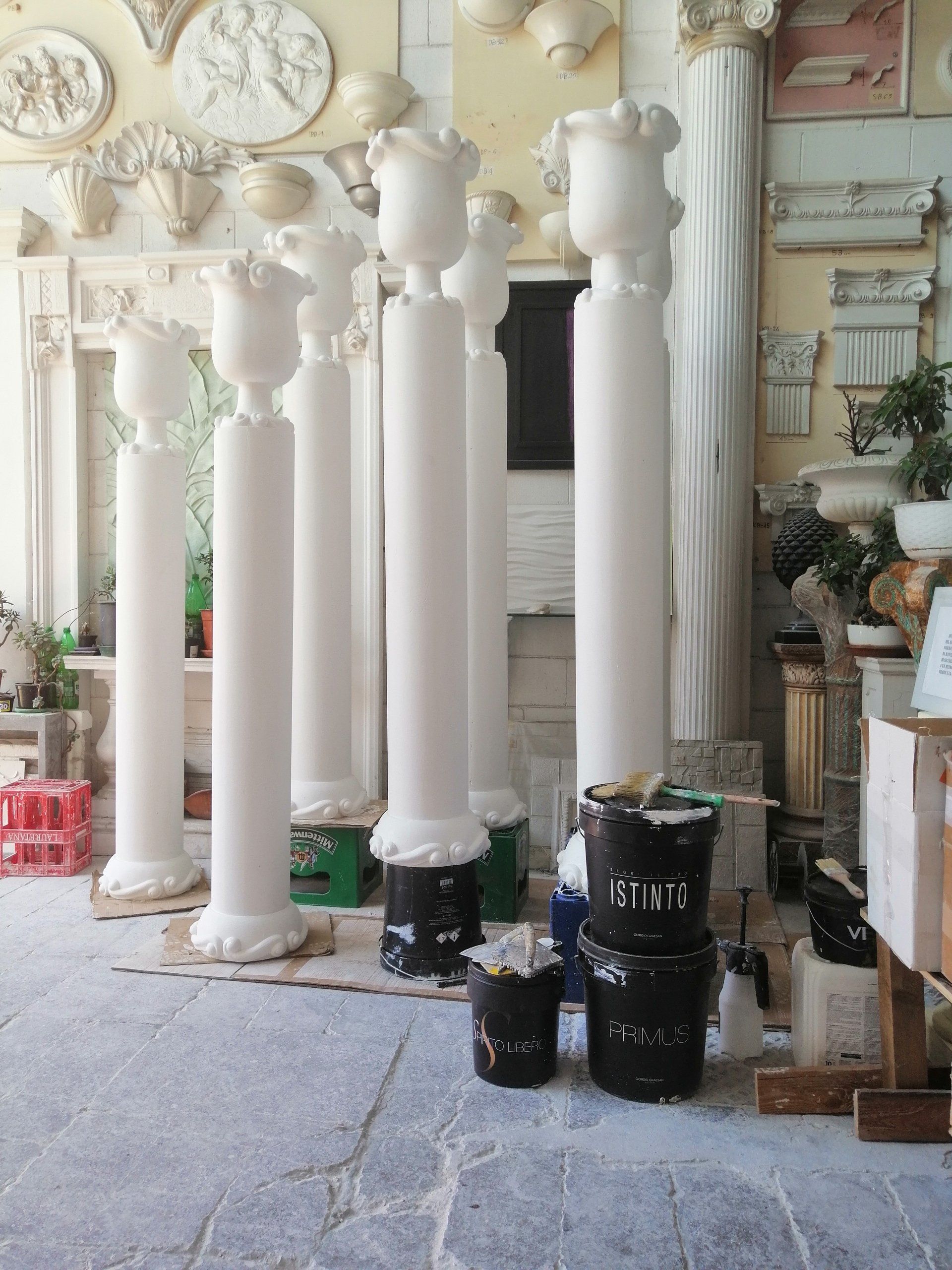 colonne sfilata balenciaga