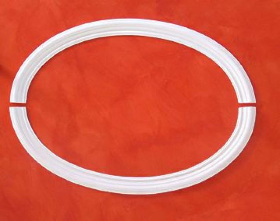 Fregio in gesso ovale