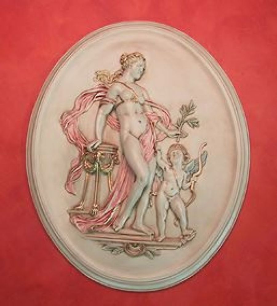 Pannello decorativo con Cupido