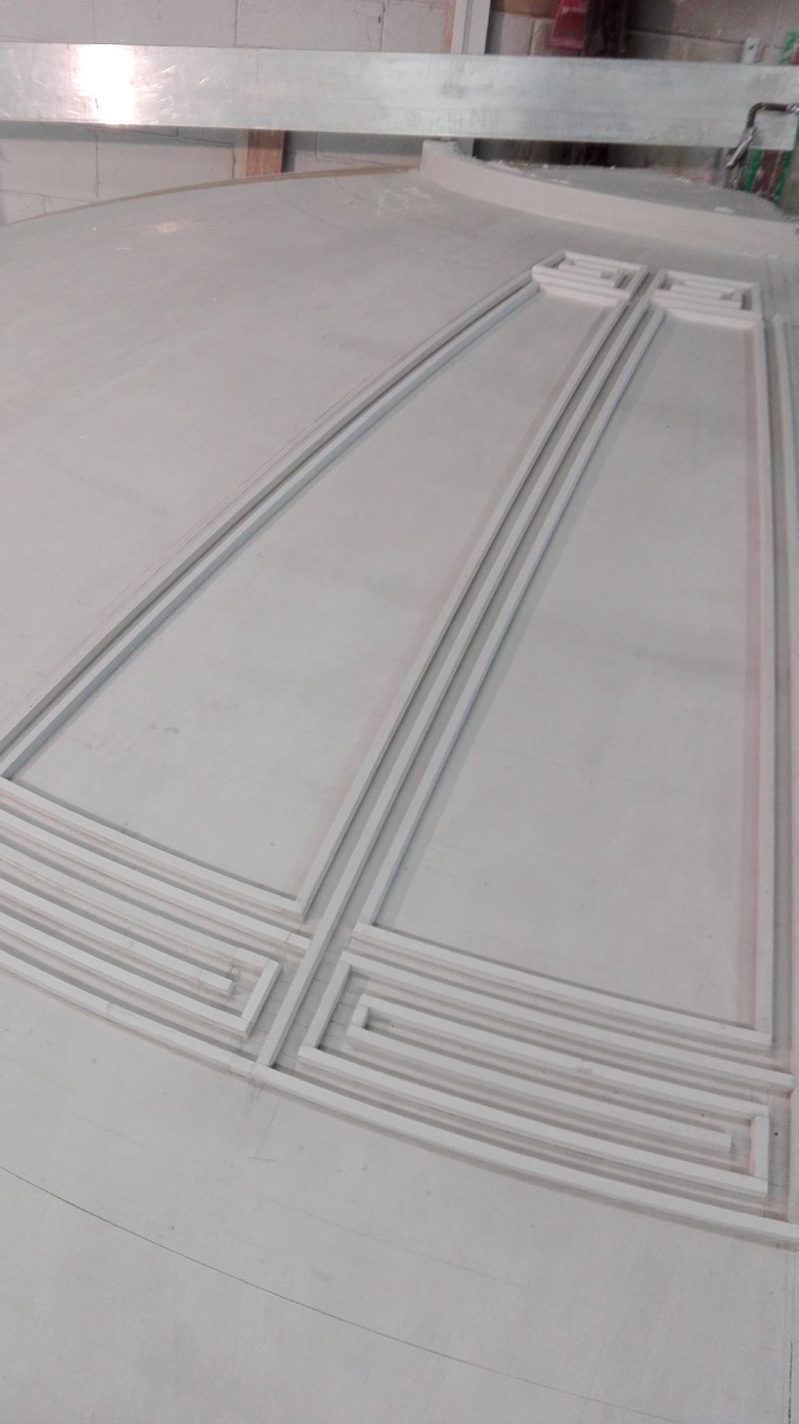 dettagli muro in gesso