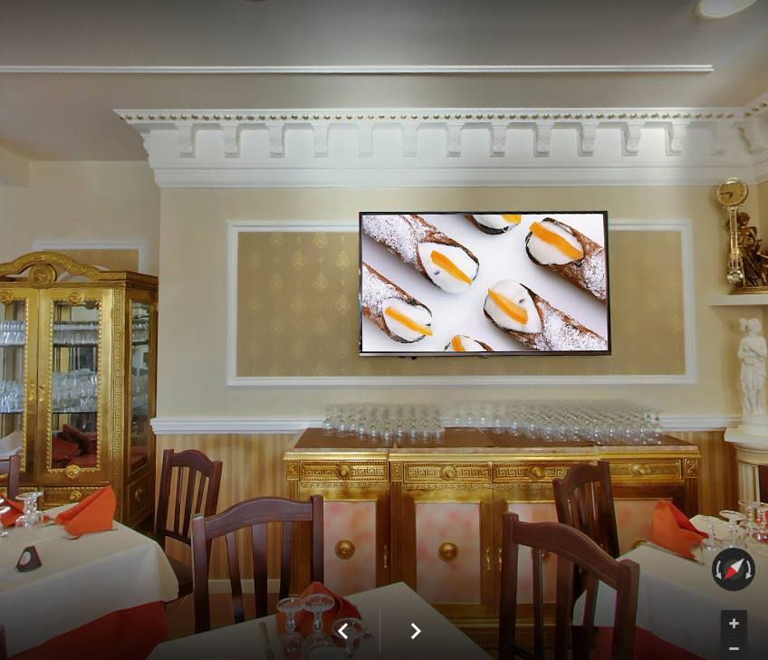 soffitti decorati bar