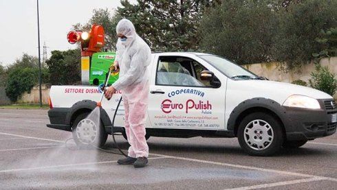 intervento di sanificazione e disinfestazione ambientale