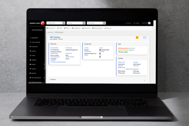 A laptop computer is open to a web page