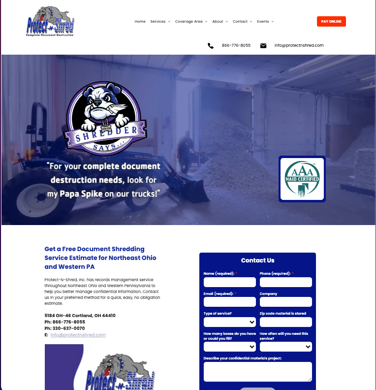 Propel Advantage can help you design the perfect site for your business.