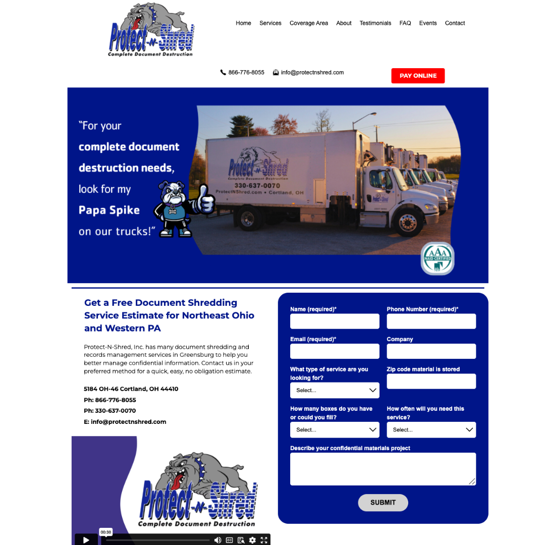 Propel Advantage can help you design the perfect site for your business.