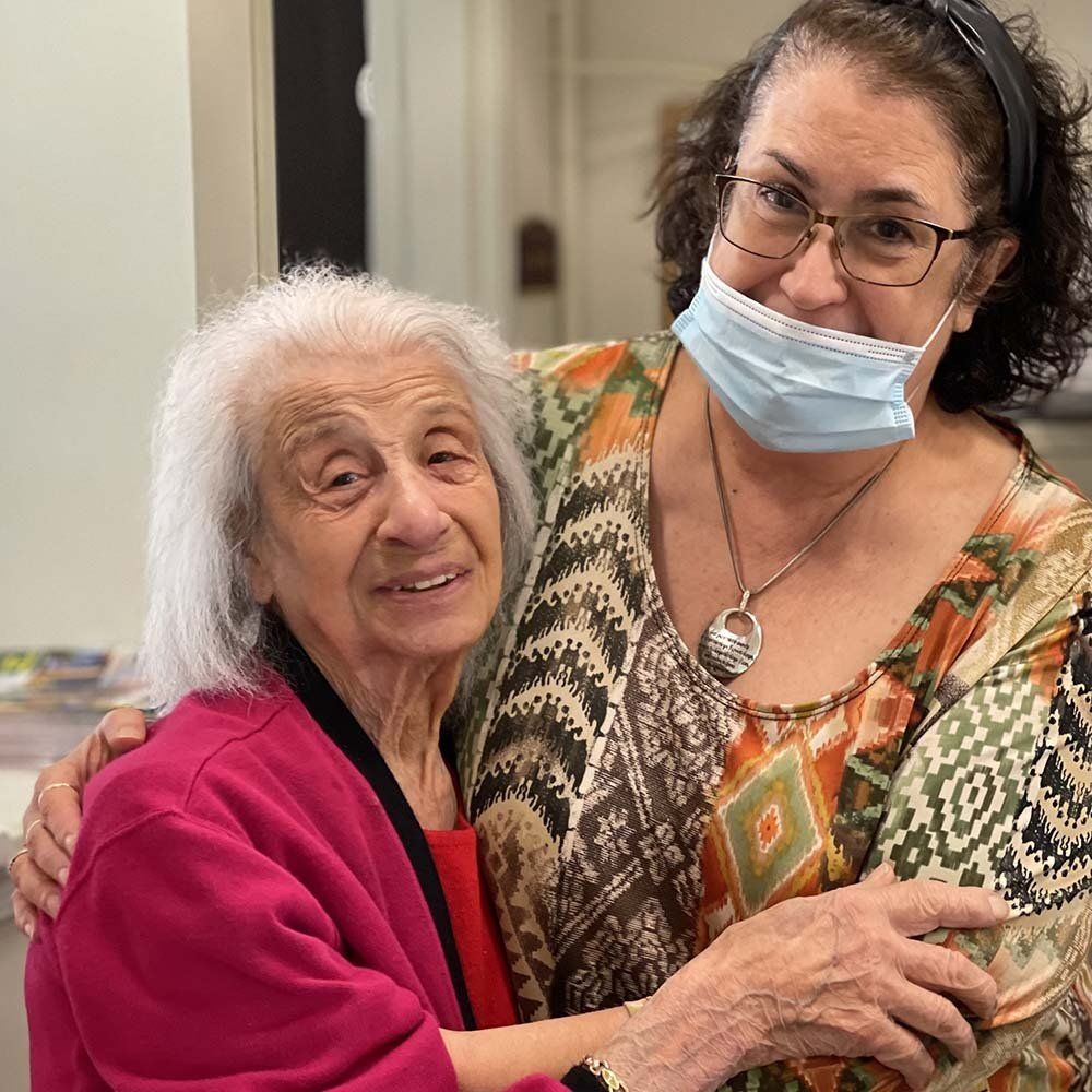 Happy Elder Posing For The Camera — Hazleton, PA — Laurels Senior Living Community