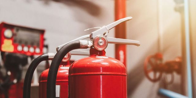 Fire extinguisher for Tri-Township fire prevention and safety information