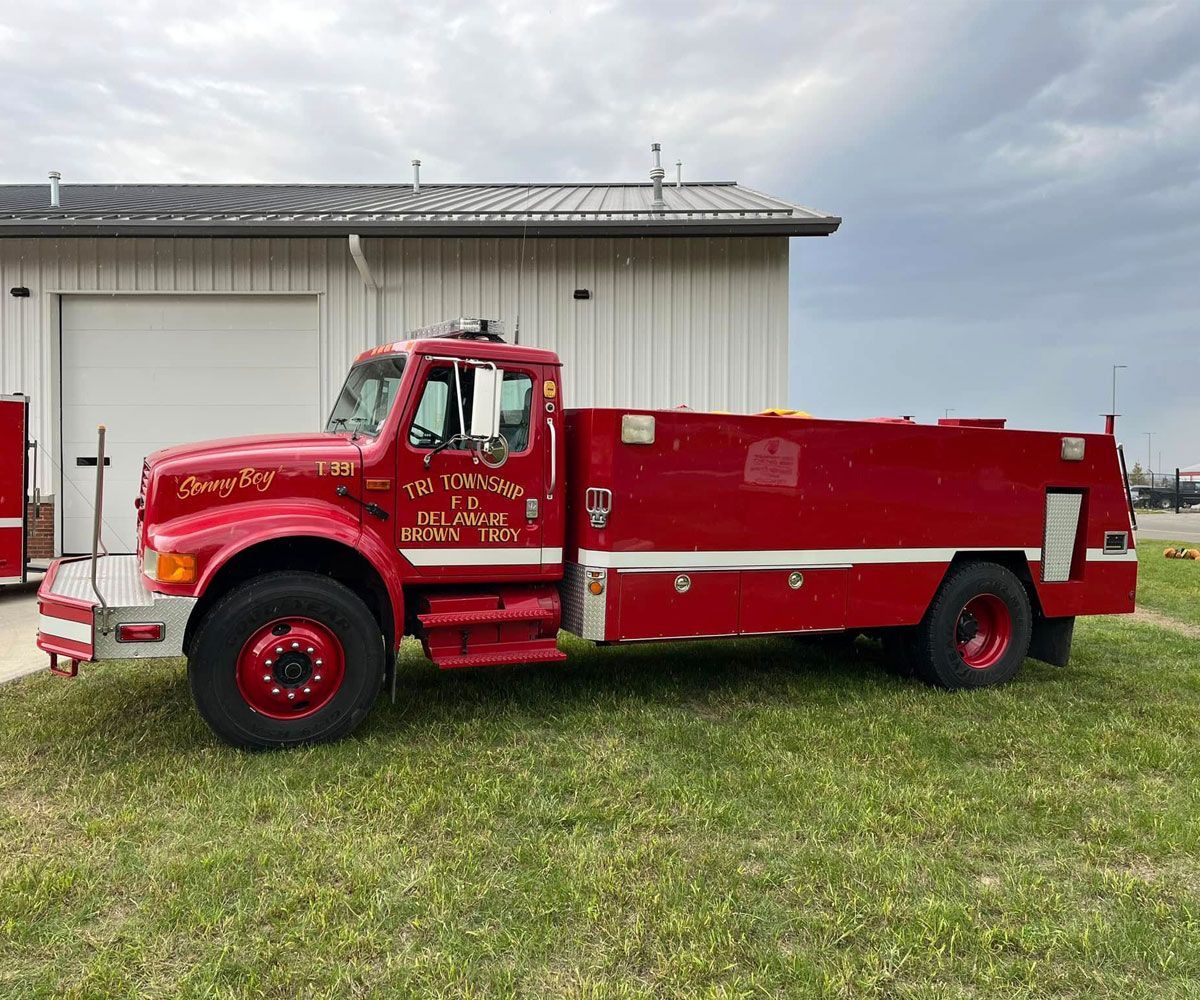 Tri-Township historical fire engine