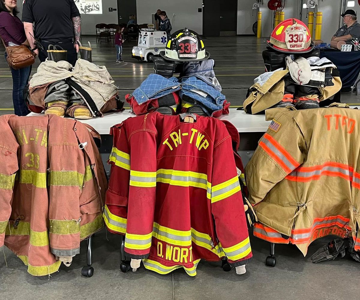 Tri Township Joint Fire District in Delaware, OH firemen jackets