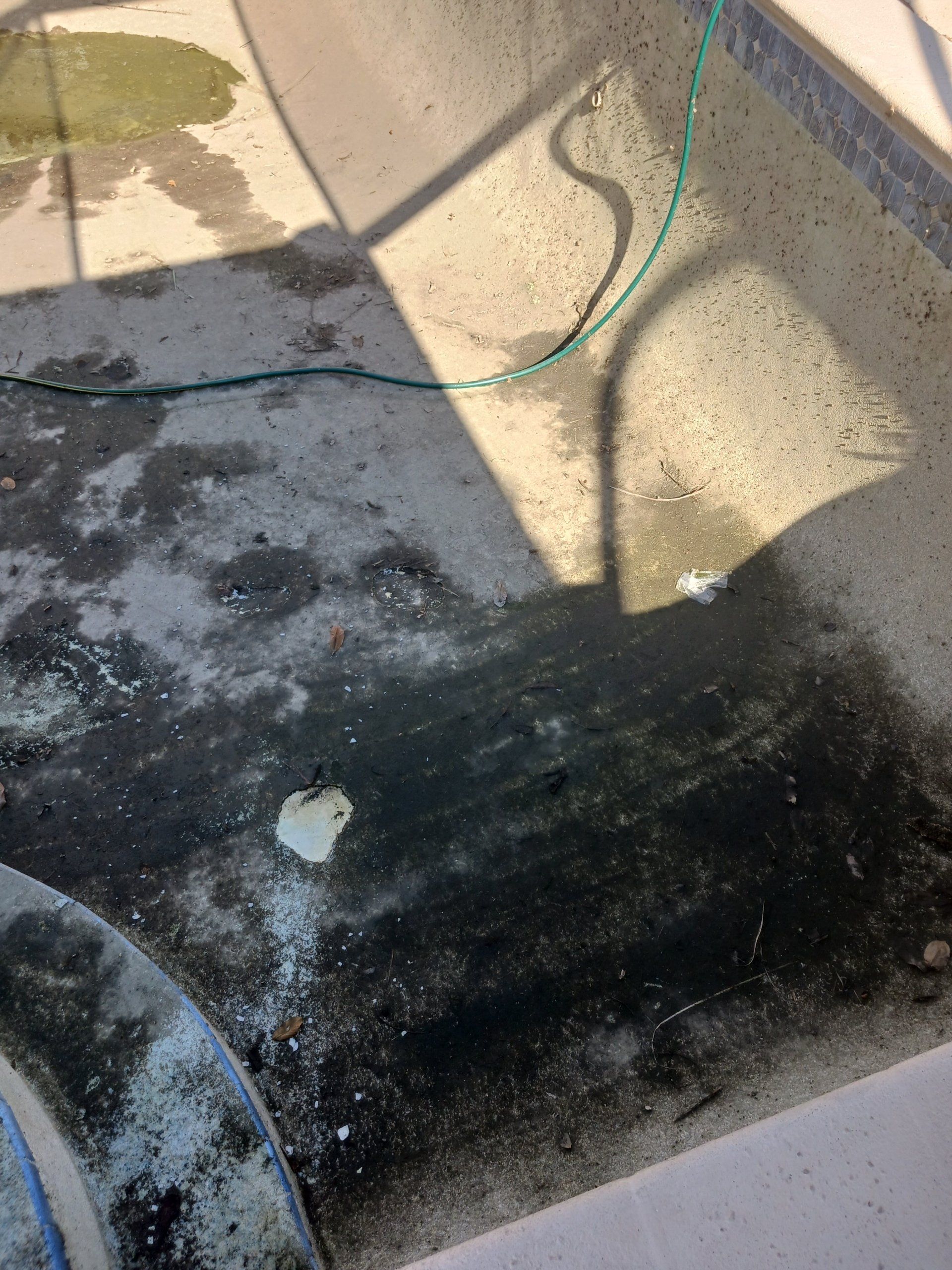 Servicing/cleaning the pool