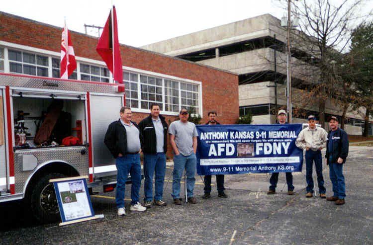 Members of the Anthony Volunteer Fire Dept.