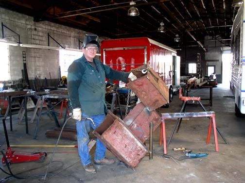 Howard has completed the welding of the World Trade Center steel