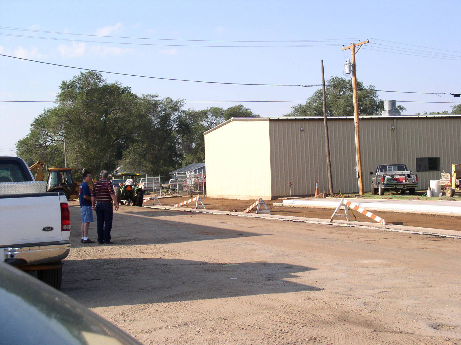 Parking area at Memorial Park