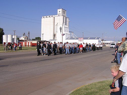 firefighters from four states, law enforcement and emergency medical services