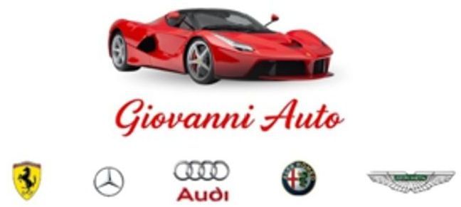 Ferrari rossa sopra la scritta 