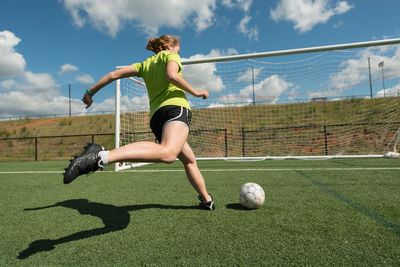 Woman Playing Soccer — Robstown, TX — Five Points Chiropractic Clinic