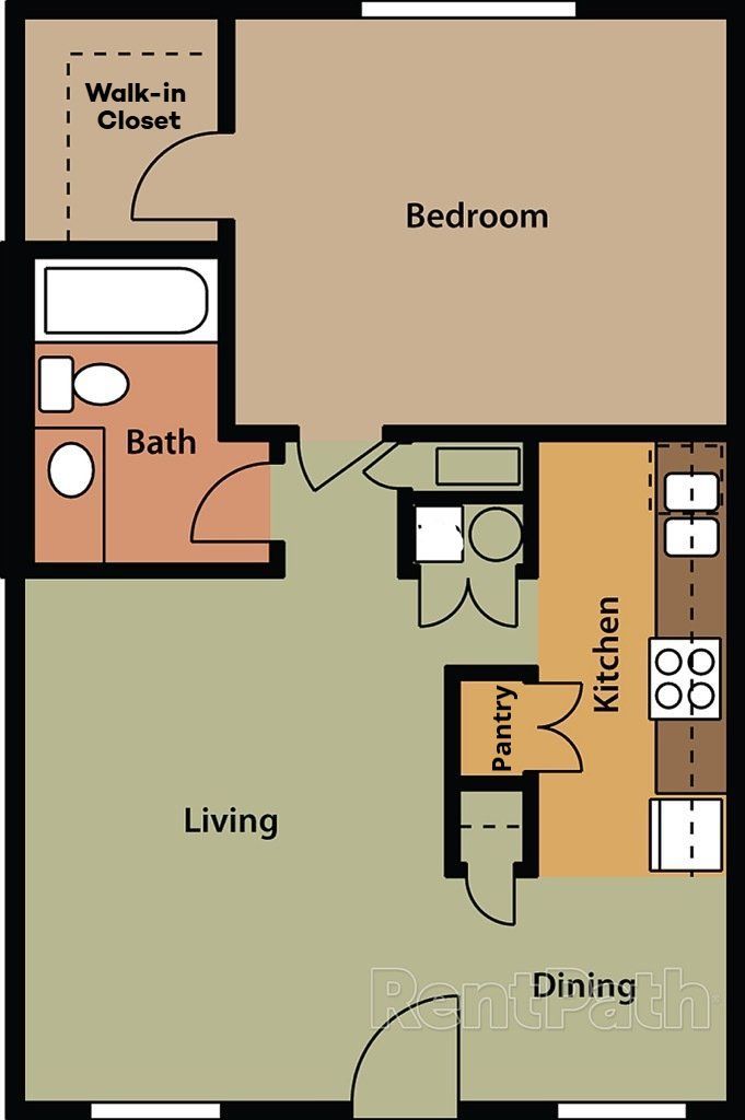 1 Bedroom | Lansdowne House Apartments
