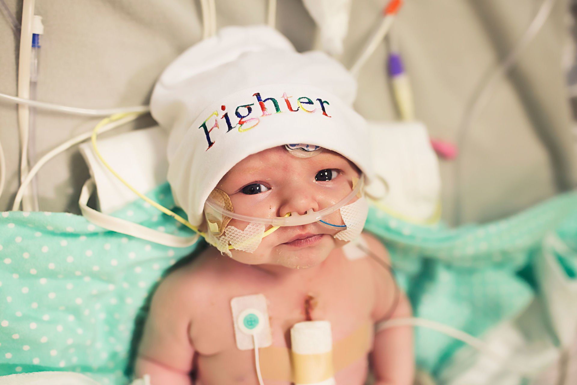 newborn with CHD world of broken hearts