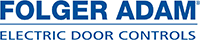 Un logo pour les commandes de portes électriques folger adam