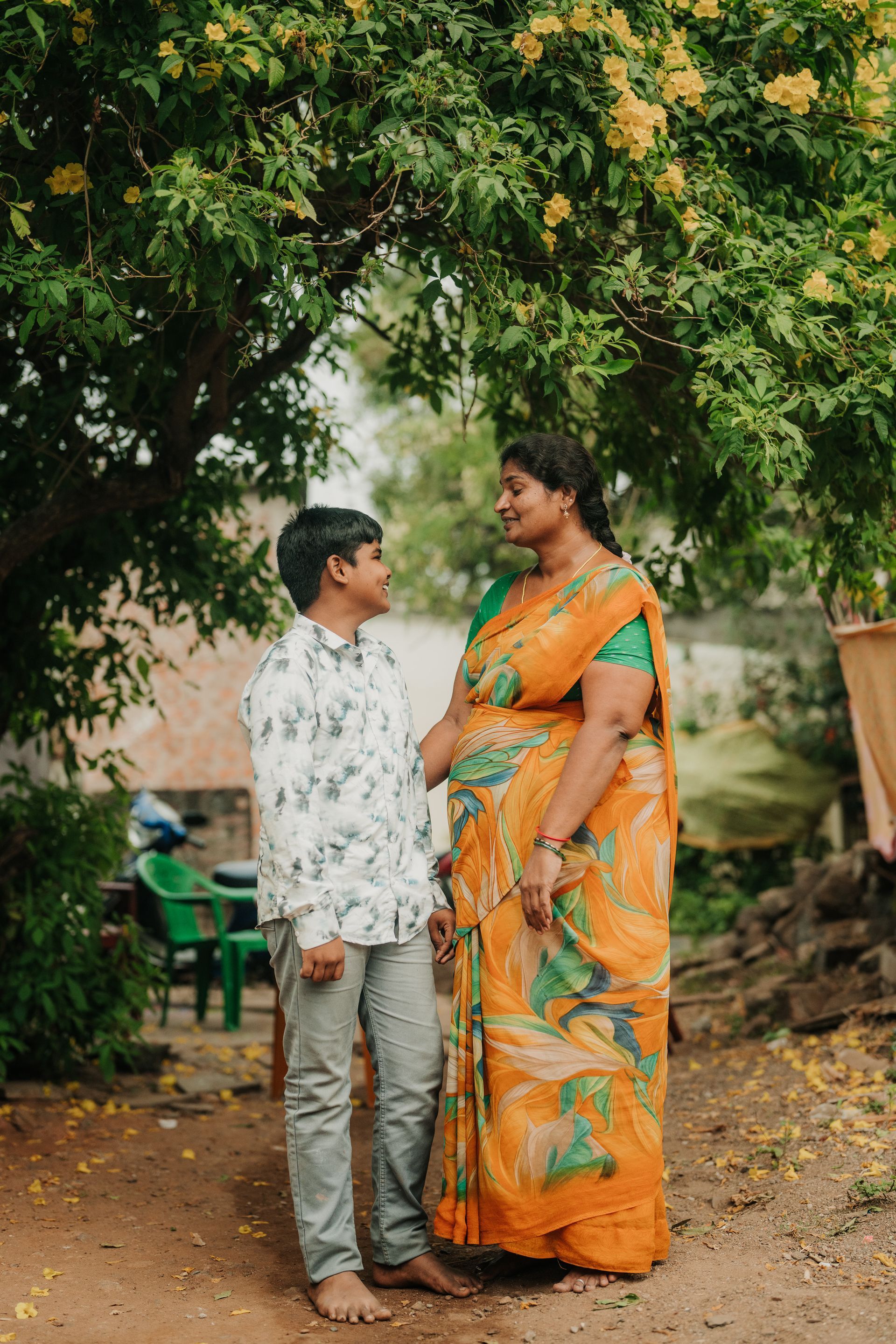 Nabil and his mother are receiving holistic care through Restoring Hope. Donors make this possible!