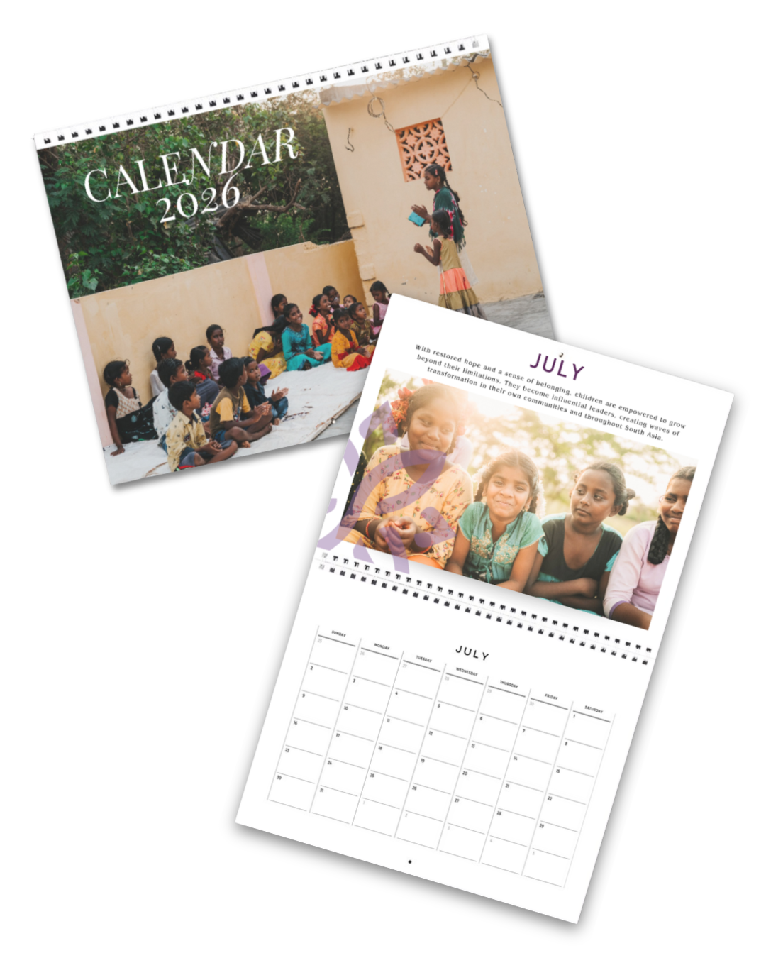 2026 Restoring Hope calendar