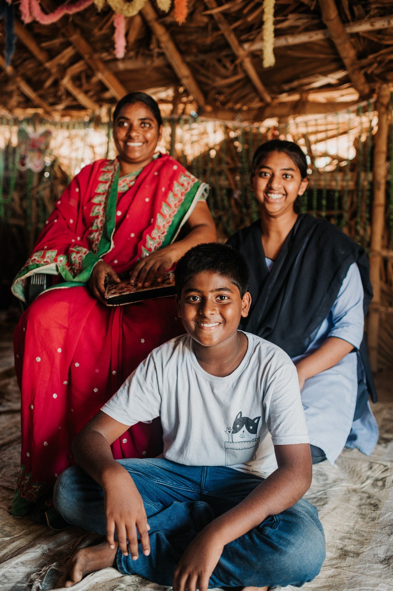 Churches partnering with Restoring Hope help churches care for vulnerable children and their caregivers, like this family.