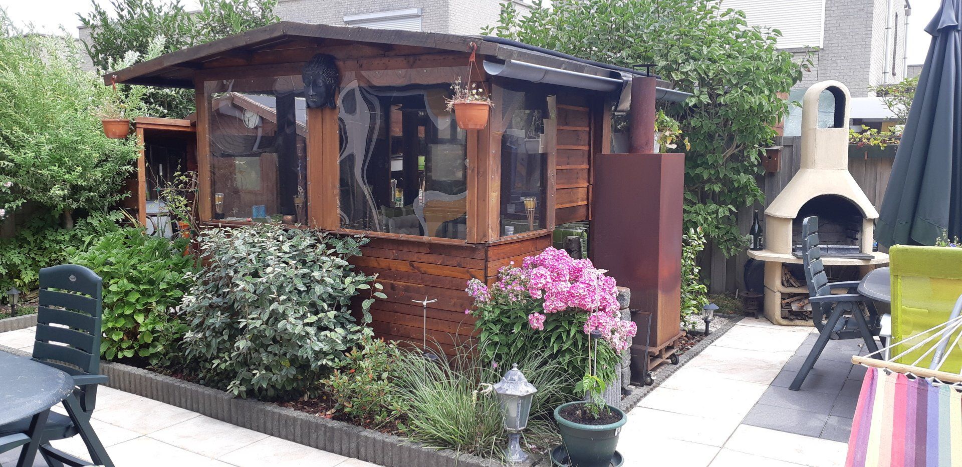 Prieel van gebruikte materialen