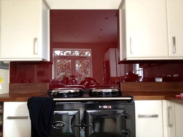 glass splashback