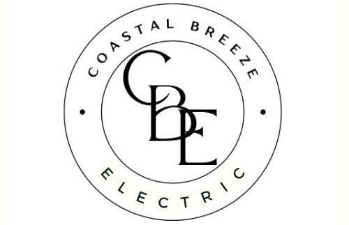 Coastal Breeze Electric logo: "CBE" initials within a circle, "Coastal Breeze Electric" encircles the letters.