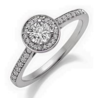 Thin Full Diamond Ring — Asheville, NC — Gold & Diamond Connection