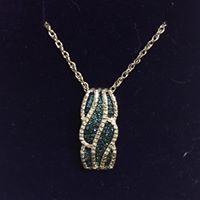 Abstract Opal Green Necklace — Asheville, NC — Gold & Diamond Connection