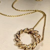 Sunflower Rim Necklace — Asheville, NC — Gold & Diamond Connection