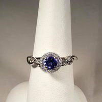 Blue Stone Ring — Asheville, NC — Gold & Diamond Connection