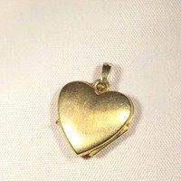 Plain Heart Shape Locket Necklace — Asheville, NC — Gold & Diamond Connection