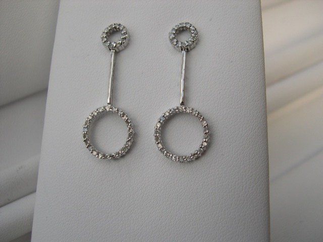 Dangle Diamond Earrings — Asheville, NC — Gold & Diamond Connection