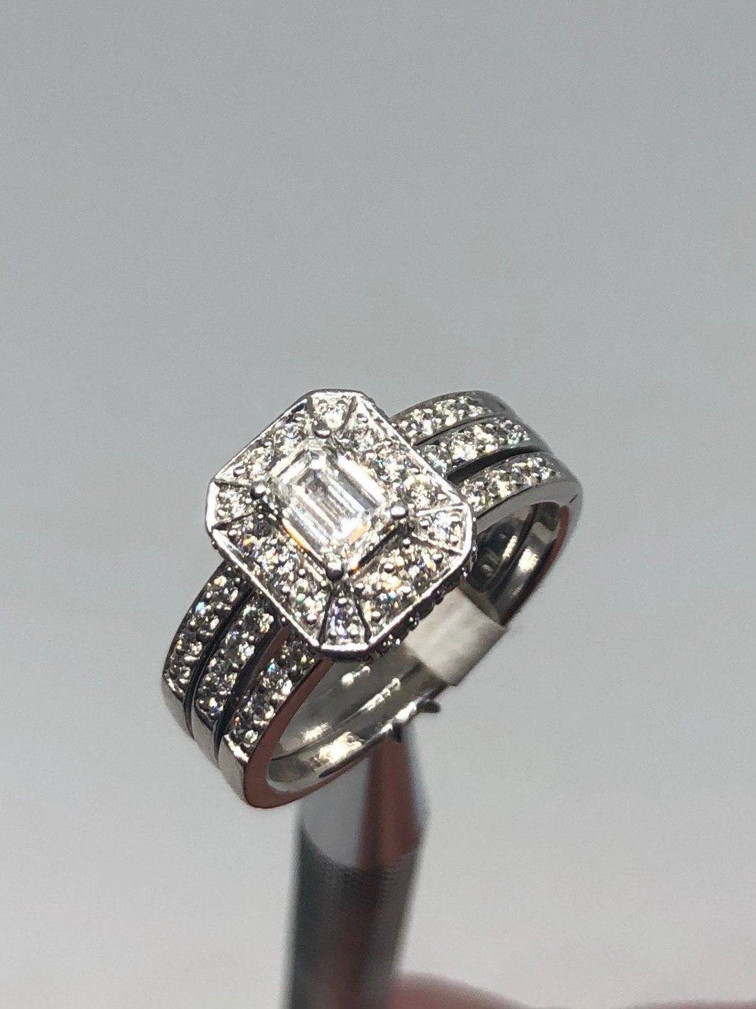 Three Layered Diamond Ring — Asheville, NC — Gold & Diamond Connection