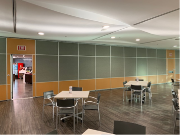 Conference Room with Closed Folding Wall in Office — Miami, FL — Folding Walls Of Miami Inc