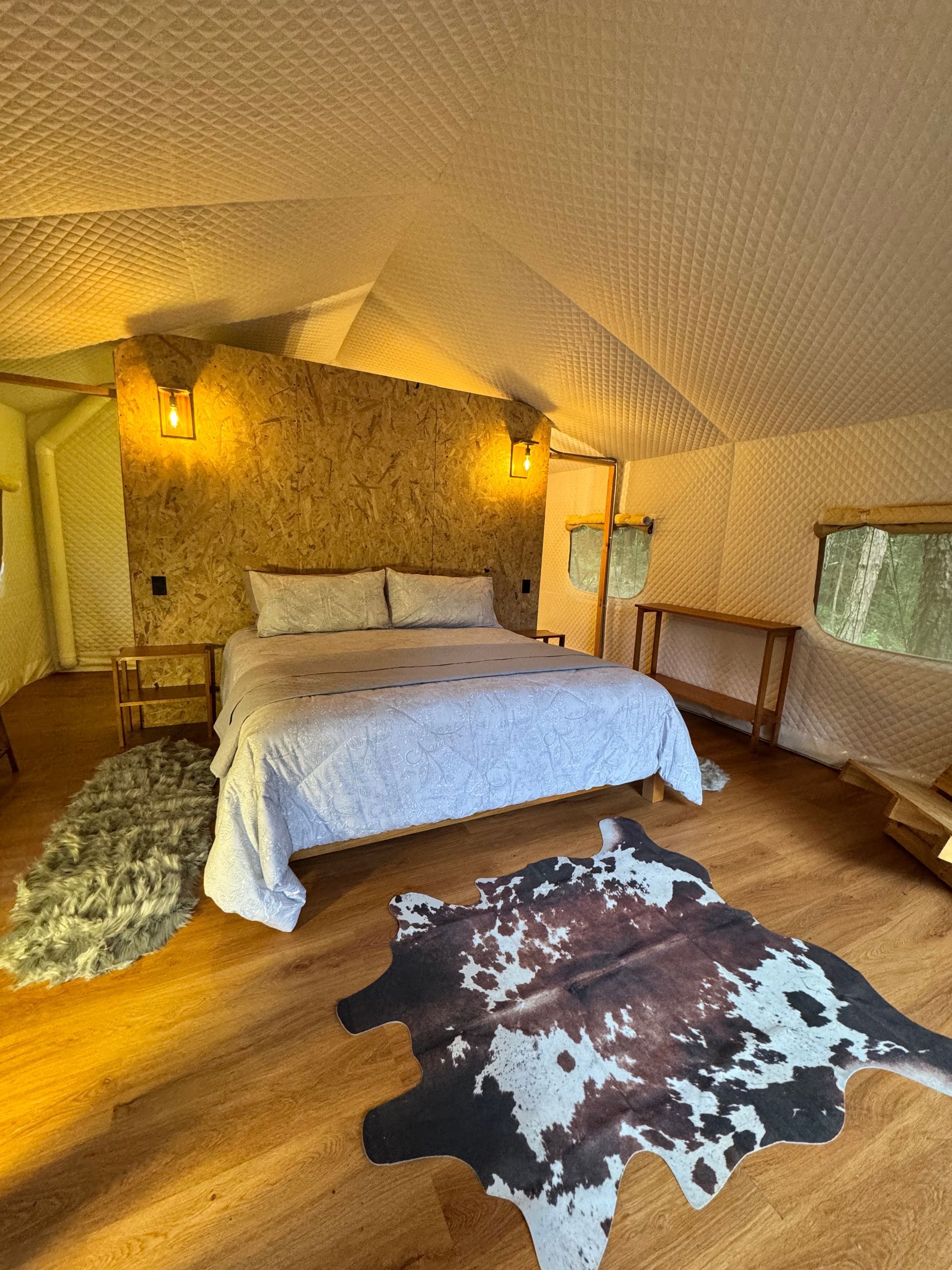 hermosa habitacion de tipo glamping en valle de bravo