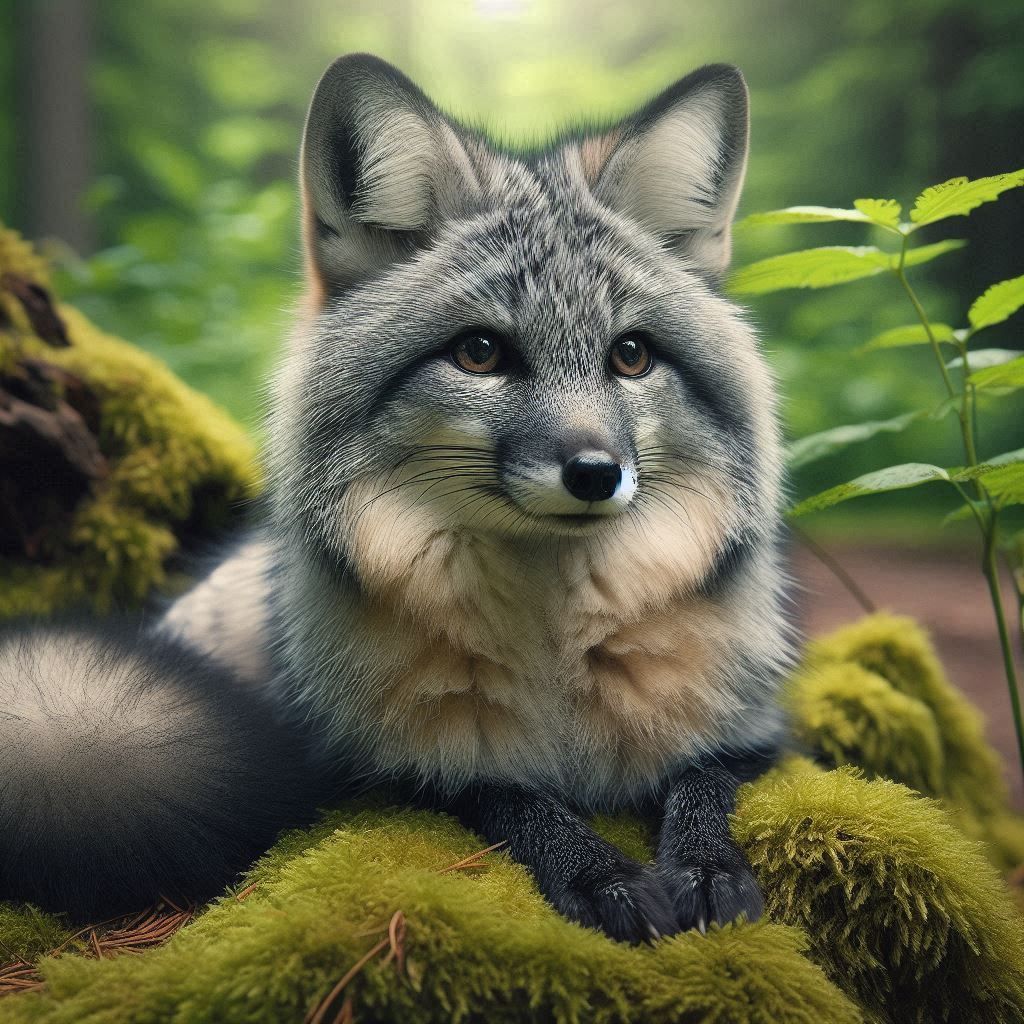 lobo bruma de bosque