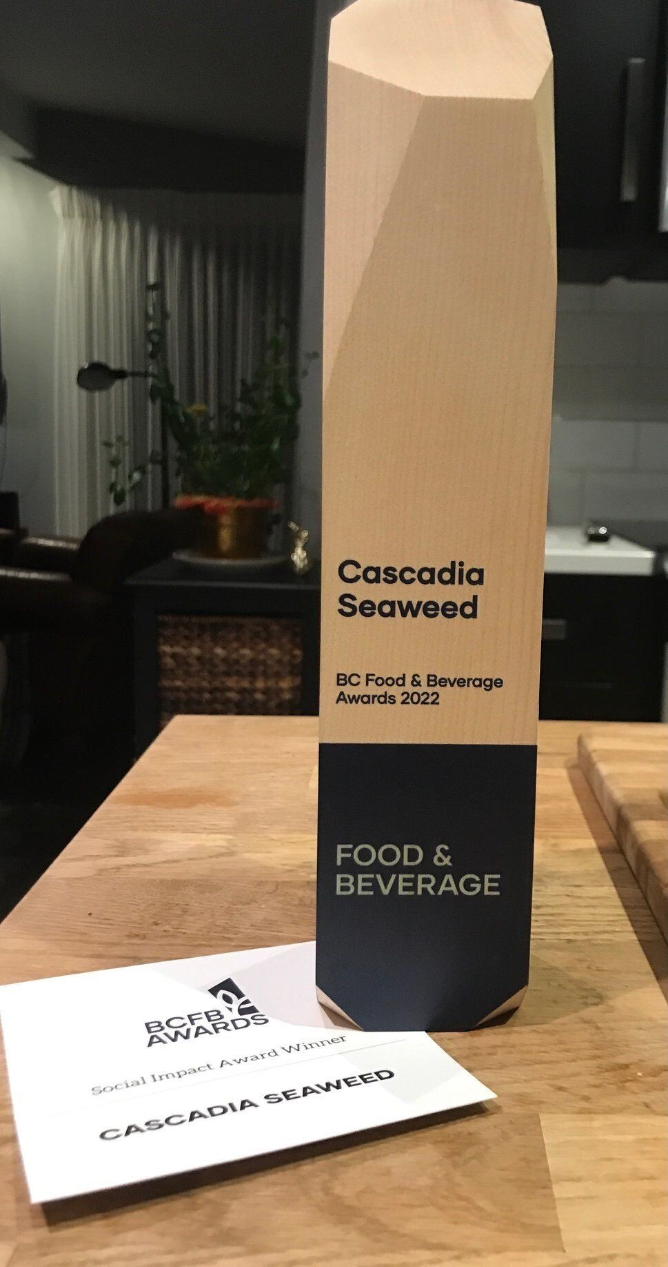 CSC Awarded Social Impact Award from BC Food & Beverage