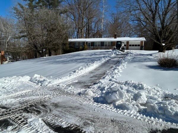 plowing a driveway in dunkirk md